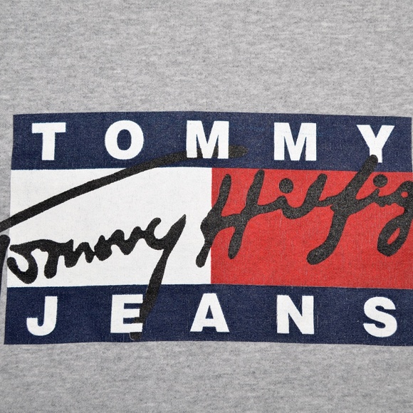 Tommy Hilfiger Vintage Big Flag Sweatshirt Size S - Picture 3 of 7